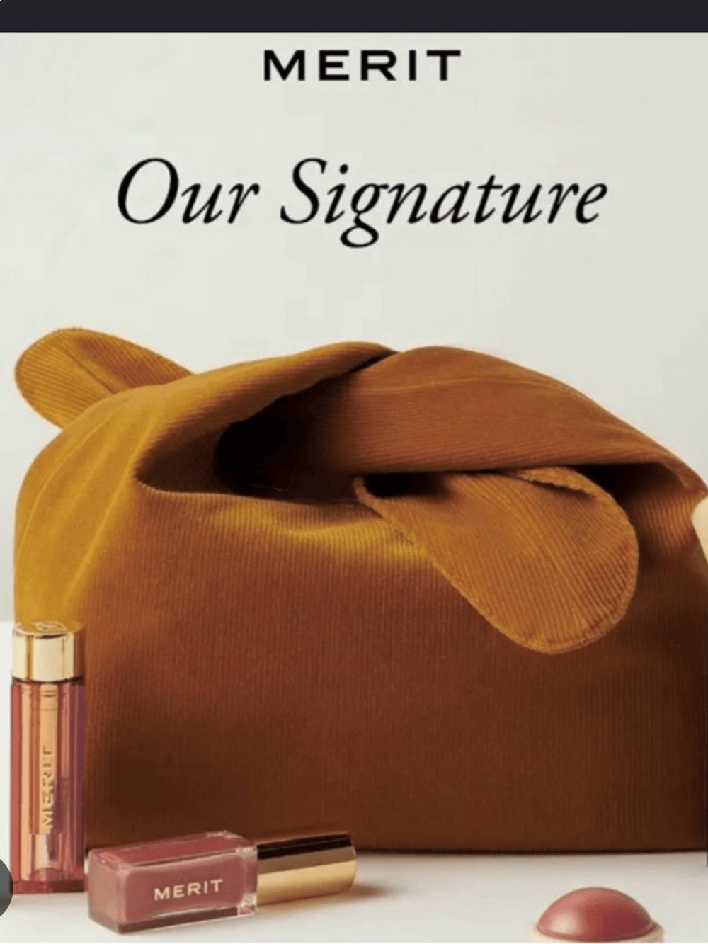 Merit makeup bag